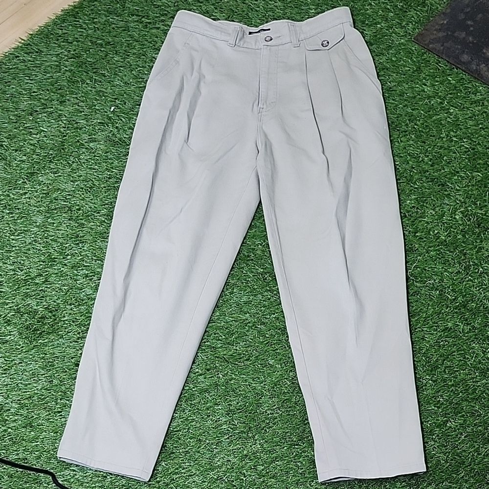 Denver Hayes Light Gray Dress Pants Vintage Made In Canada